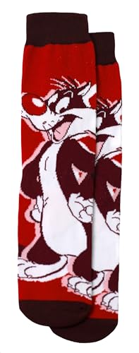 Hyp Looney Tunes Socks for Men, 6 Pair Pack, Mens Bugs Bunny Socks - Daffy Duck, Sylvester, Tweety - Size 8-124