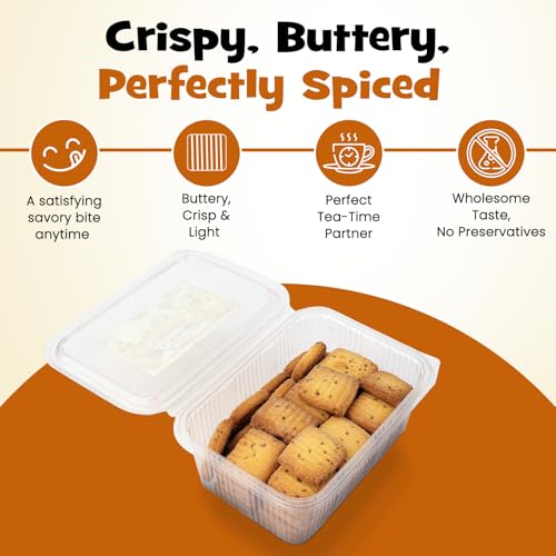 Image of Panchhi Ajwain Biscuits 345 Gram Buttery and Crispy Biscuits Made with Refined Wheat Flour Pure Butter and Milk Solids Delicious Snack with Flavorful Carom Seeds (6 Month Shelf Life)