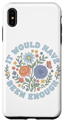 Groovy Retro Floral It Would Hen Enough Quiet Faith �X�}�z�P�[�X iPhone XS Max �p