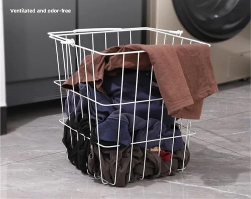 Cesta de lavandería con ruedas de 3 niveles para organizar ropa sucia 4