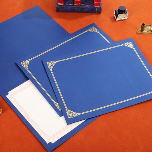 Protection de certificats pour présentation professionnelle VILLCASE bordure dorée