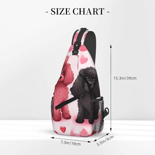 Mochila cruzada para hombre estilo sling en negro miniatura 3