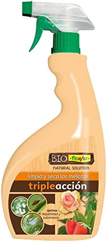 Bioflower - Insecticida Fungicida Triple Acción | Solución Natural Ecológica 750 ml | Extractos Vegetales y Boro | Listo para Usar | Ideal para Plantas y Jardines, Multicolor