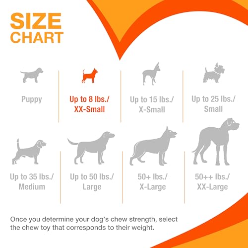 Nylabone Moderate Chew Flexi Chew Bone Peanut Butter & Bacon XX-Small/Tiny (2 Count) - Image 4