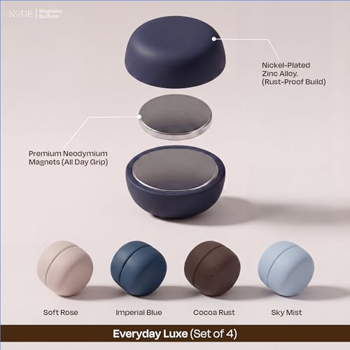 Image of NODE Hijab Magnets | Magnetic Hijab Pins for Women | Strong Hold Hijab Magnet for Scarves | Pinless & Painless Magnetic Pins for Hijab | No Snag, Stylish & Multi-Use | Durable & Lightweight