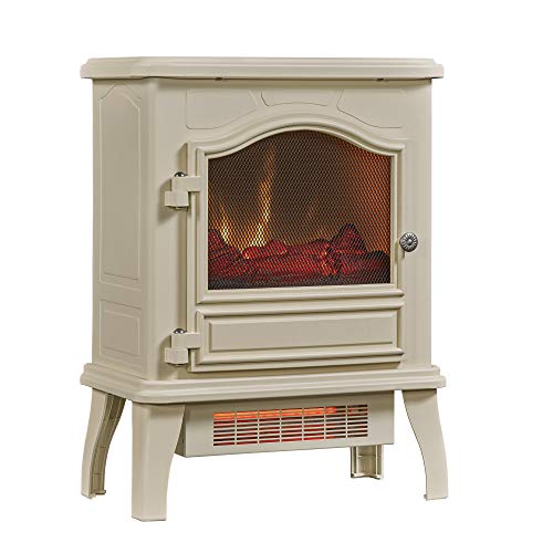 ChimneyFree Infrared Quartz Electric Space Heater, Cream