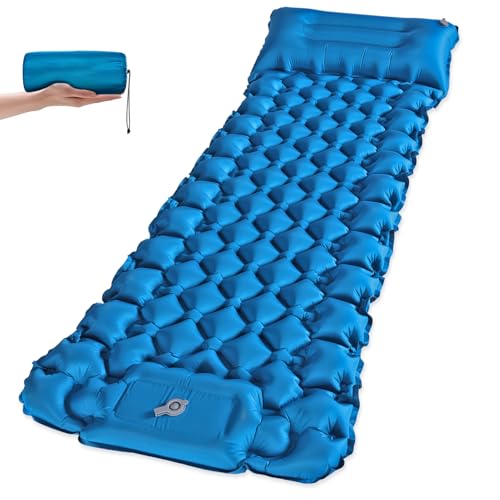 NHOWIN Isomatte Camping 9cm | All-in-One Luftmatratze Camping...