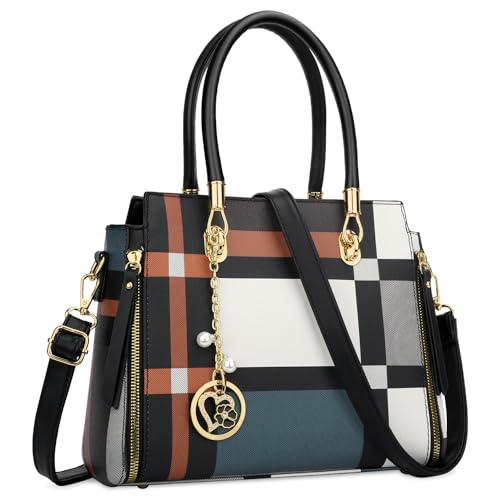 Image of KKXIU Women Satchel Purses and Handbags Handle Shoulder Bag | Stylish Womens Satchel Handbags Purse Crossbody Purses for Women