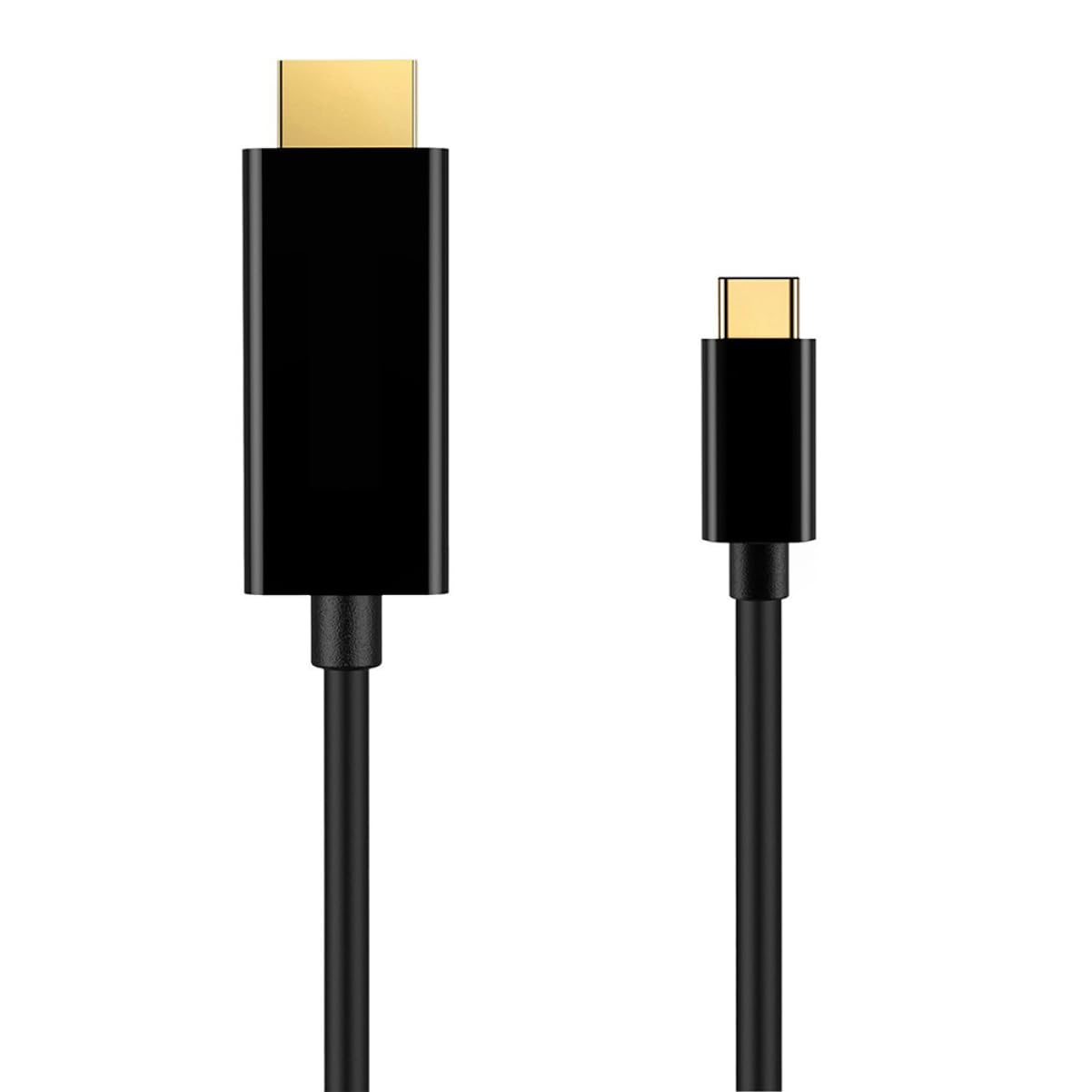 DOITOOL 3 Stück USB Type C zu Adapterkabel für Mobile Geräte Schwarz Hochwertiges USB C Kabel für Externe Hd Vga Geräte Kompatibel mit Monitor Projektor und Tv