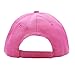Shiny Rhinestone Brim Baseball Cap for Women Girls Bling Hats Sparkle Ponycap Trucker Hat Summer Outdoors Sun Cap Hot Pink