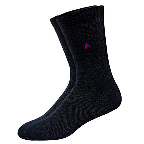 Buy SIDEKICK Men's Cotton Socks (Black, White and Navy, Free Size