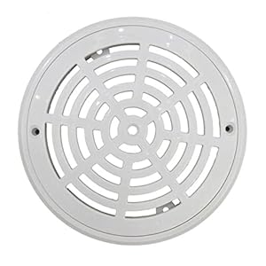 Eyccier Swimming Pool Drain Cover 8″ Round Main Drain Suction Plate for Inground Pools