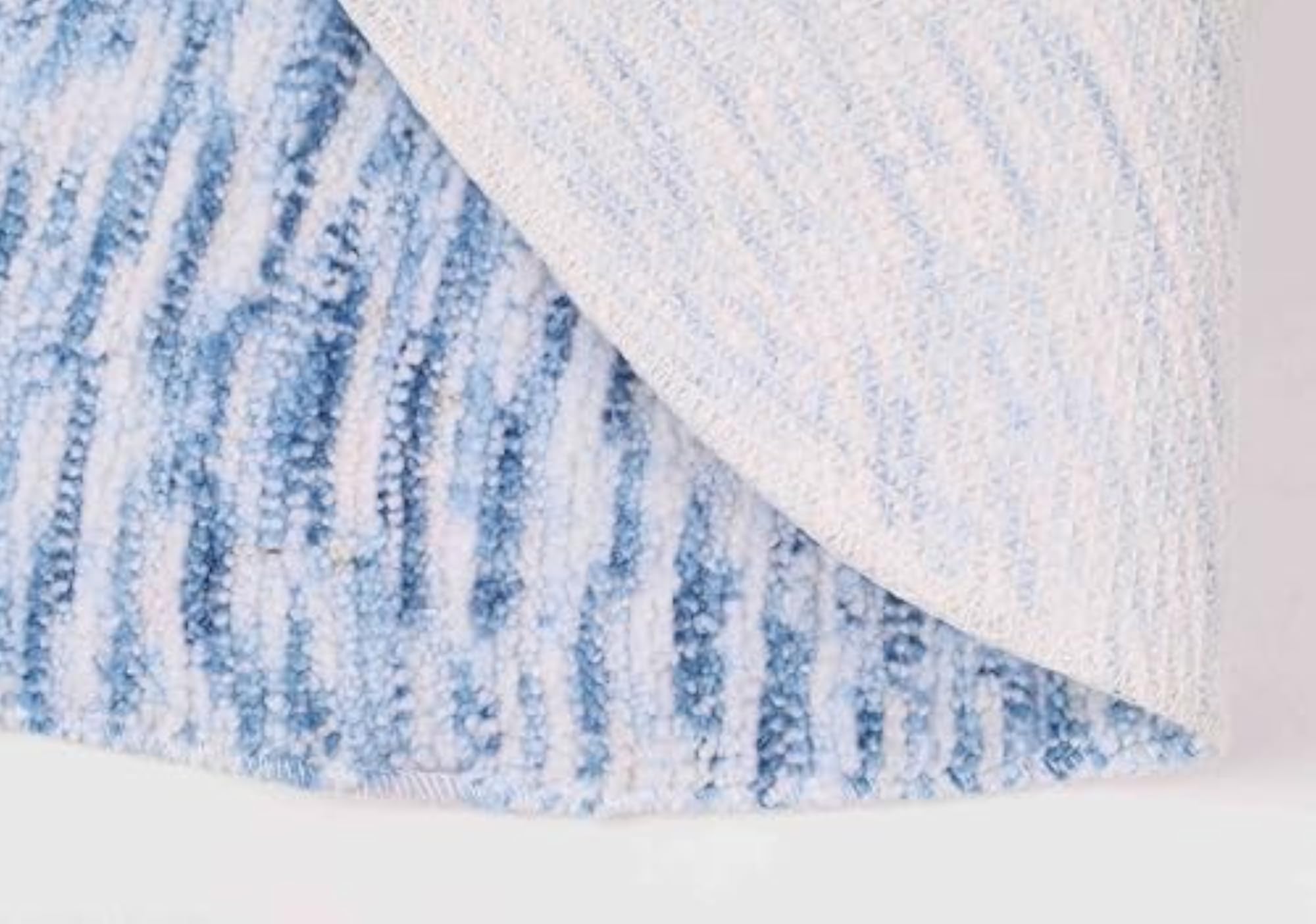 Ellington Collection Microfiber Bath Mat, Non-Slip Rubber Backing