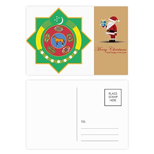 Cartes postales Père Noël Turkménistan : lot de 20 pièces pour collectionneur de voyage