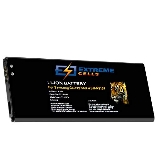 Extremecells Batería para Samsung Galaxy Note 4 SM-N910F Cover