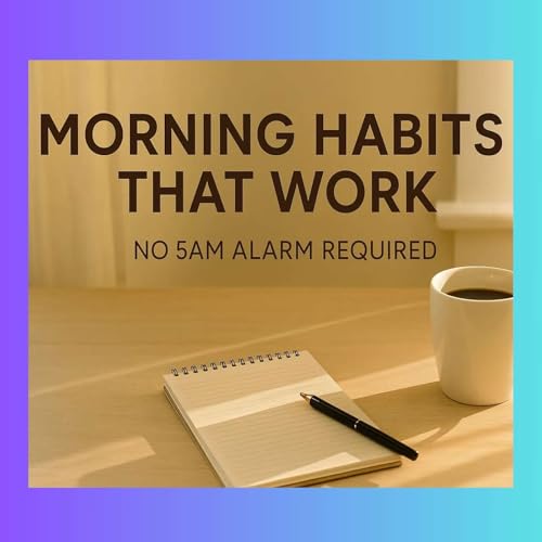 『Morning Habits That Actually Work (No 5AM Wake-Up Required)』のカバーアート