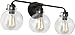 Feiss VS24403ORB Clara Vanity Lights Seeded Glass, Bronze 3-Light (24" W x 10" H) 225 Watts