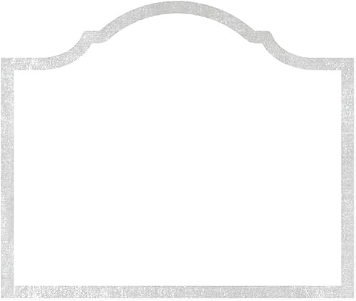 Miniatura 7 de Caspari Tarjetas de identificación de lugar troqueladas en forma de arco en lámina dorada, 8 por paquete