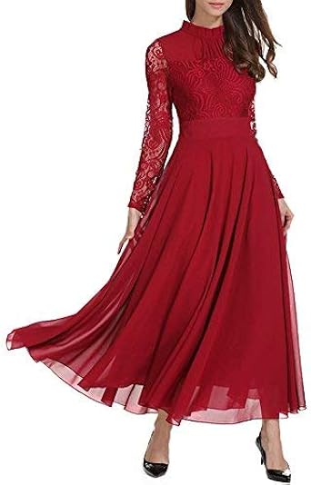long sleeve evening maxi dress uk