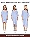 MissShorthair Fashion Girls Cover-ups Swimsuit Wraps Beach Dress Top with Pompom Tassel, One Size,9 Blue