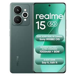 realme 15 5G Smartphone 8GB+128GB Green