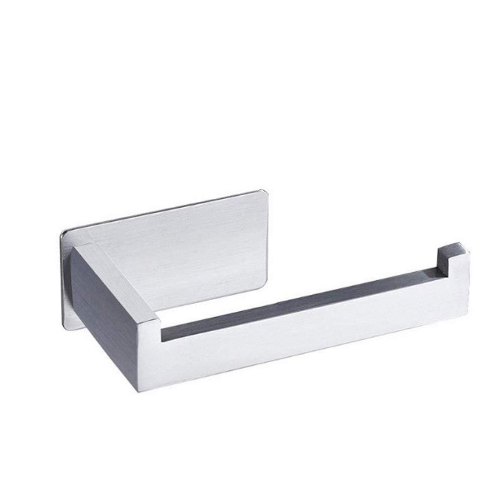 Wall Mount Bathroom Toilet Roll Paper Holder Kitchen Stainless Steel Hook Towel Rack Tissue Hanger