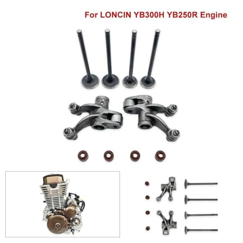 Válvula de escape de admisión Loncin YB250R para restaurar la compresión 2