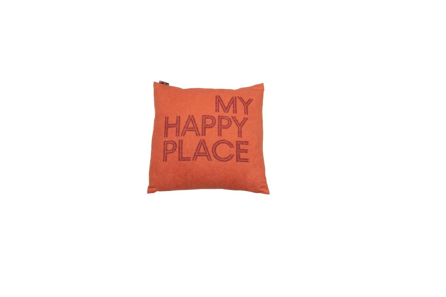 Housse de coussin My Happy Place créez votre cocon terracotta doux