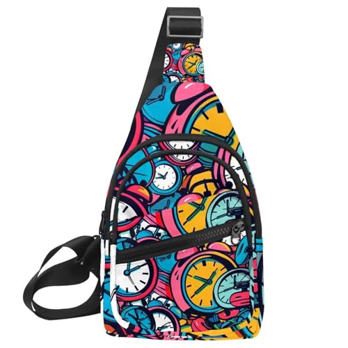 Mochila cruzada para mujeres y hombres ajustable estilo riñonera de viaje