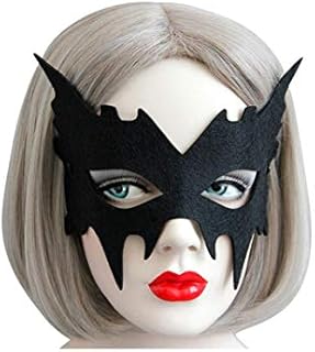 SOUTHSKY Batgirl Batboy Costume Mask Black Eye Mask Half Face Mask For Halloween Costume Cosplay Party