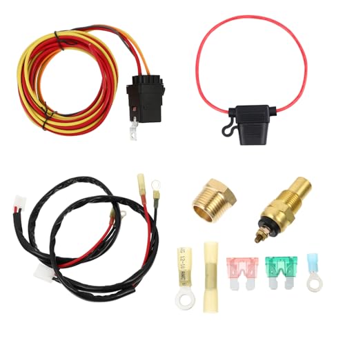 Kit de câblage ventilateur refroidissement électronique avec relais de sécurité et montage facile