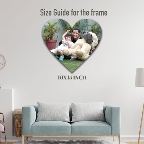 Image of SNAPTRAP 3mm Customized Photo Frame Customised Gift|Acrylic Photo Frame Personalized|Photo Frame For Wall Customised|Personalised Photo Frames for Gift On Anniversay, Birthday
