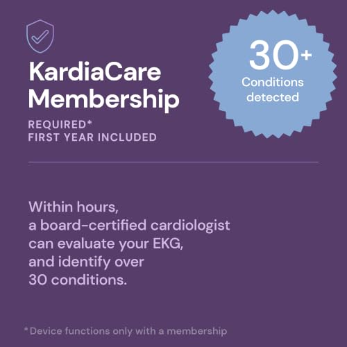 Image of KardiaMobile 6L Max EKG Monitor, Includes One-Year KardiaCare Membership, FDA-Cleared Heart Monitor, Medical-Grade Results in 30 Seconds, Unlimited Recordings, Works with Smartphones and Tablets