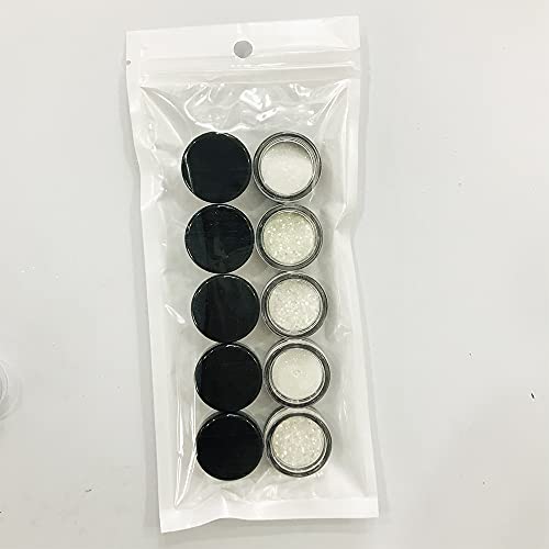 Prettyg 10 Boxes Set Uv Color Changing Powder Glitter - Festival Rave Beauty Makeup Face Body Nail Art Decoration Uv-10C #TOP1