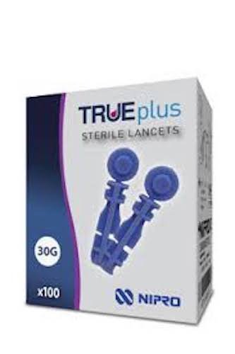 TRUEplus Sterile Lancets 30G 1x 100-count