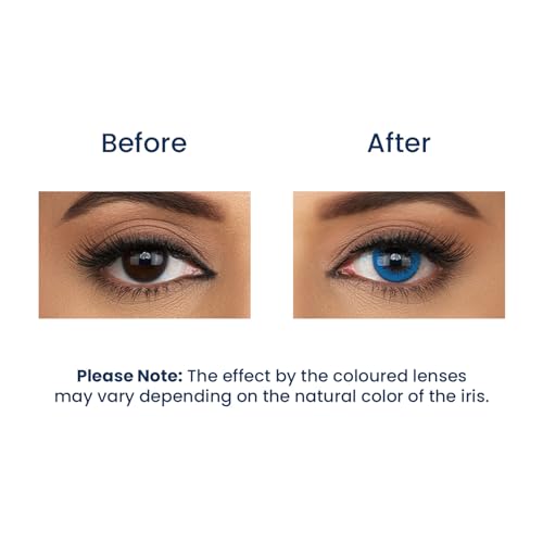 Image of Aquacolor Submarine Blue Candy Pack Zero Power Colored Lenses (2 Lens /Box)
