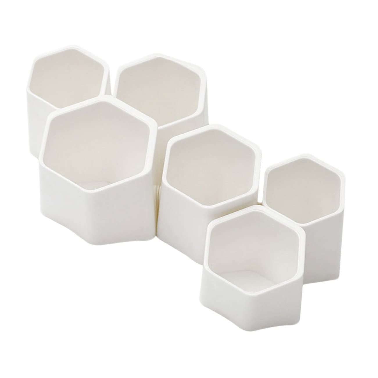 LALAFINA Organizer Da Scrivania Portapenne Per Studenti, Contenitore Da Parete in Plastica Resistente, Portapennelli Trucco Multifunzione Per Ufficio e Scuola