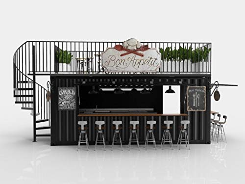 Momoco Container Bar Spiral Stairs #TOP1