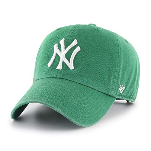 47 MLB New York Yankees Brand Clean Up Adjustable Cap One Size Kelly
