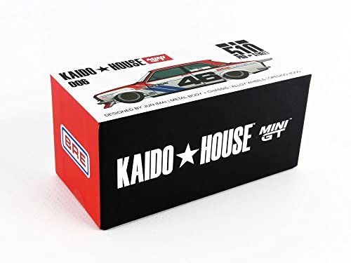 TSM Model Datsun 510 Pro Street Versión 2 #46 Rojo y Blanco miniatura 4