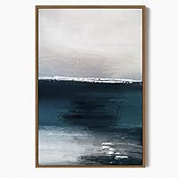 Framed Canvas Wall Art Abstract Color Canvas Prints Home Artwork Decoration for Living Room,Bedroom - 16x24 inches