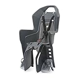 Colocación: porte-bagage  Comercial Tridegar 18634602 - Portabebé de Ciclismo, Color Gris