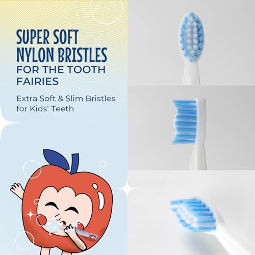 Image of beatXP Jiggle Sonic Electric Toothbrush for Kids with 2 Brush Heads & 3 Cleaning Modes | Rechargeable Electric Toothbrush | 20500 strokes /min with Long Battery Life (Snoozy Blue)