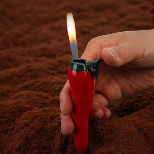 Encendedor Chilli Recargable Antiviento Rojo miniatura 4