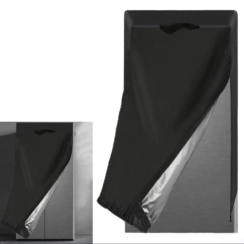 Lecreatekit Copertura impermeabile per frigorifero, antipolvere, per proteggere congelatori verticali (60 x 85 x 185 cm)