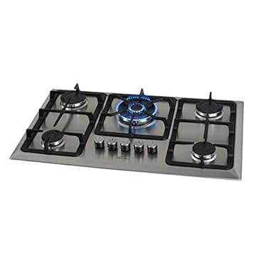FISCHER COOKTOP GÁS 5 BOCAS TC INFINITY MESA INOX BIVOLT 23678-54121