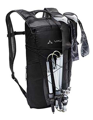 VAUDE Uphill 8 - Fahrrad-Rucksack mit 8 Liter Volumen - mit luftdurchlässigem Tragesystem, Schwarz
