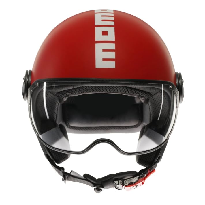 Casco FGTR Classic Momodesign Candy Matt rojo/blanco, talla S