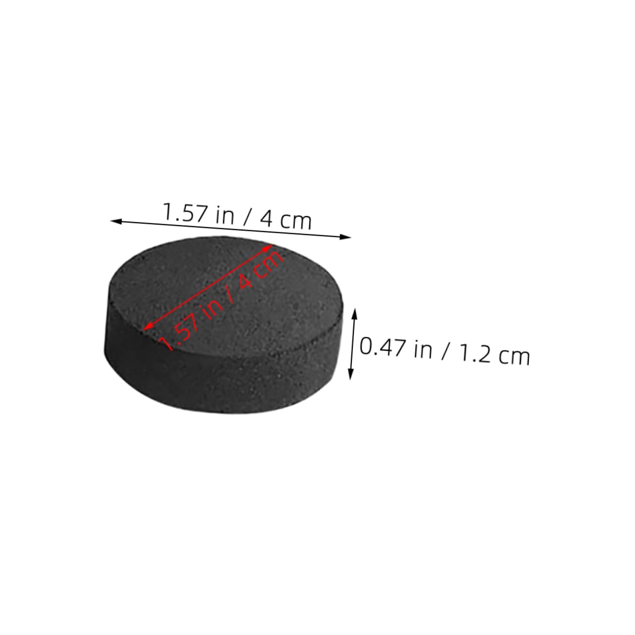 Abaodam BBQ Charcoal Briquettes 70pcs Charcoal Starters for Grilling Outdoor Activities Camping