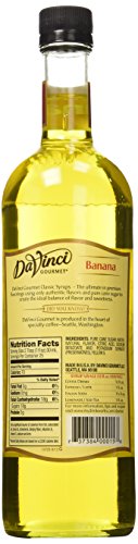 DaVinci Classic Banana Syrup Glass